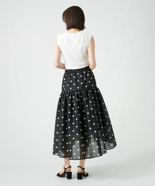 NEMIKA / ネミカ ミニ・ひざ丈スカート | ドットフレアスカート【NEMIKA】 | 詳細11