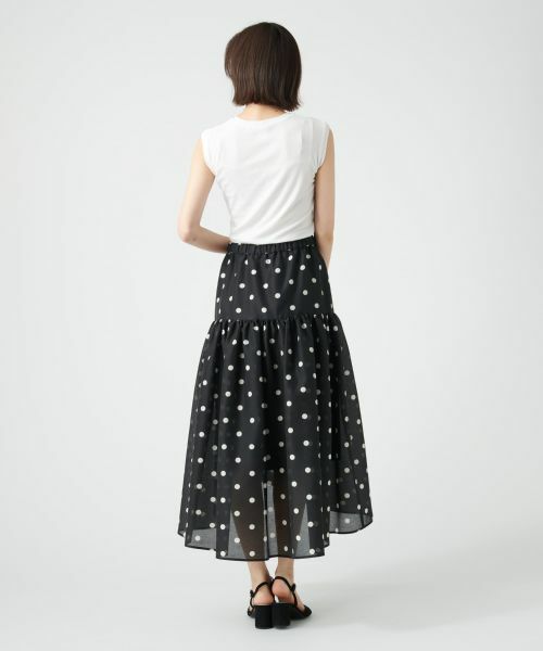 NEMIKA / ネミカ ミニ・ひざ丈スカート | ドットフレアスカート【NEMIKA】 | 詳細12