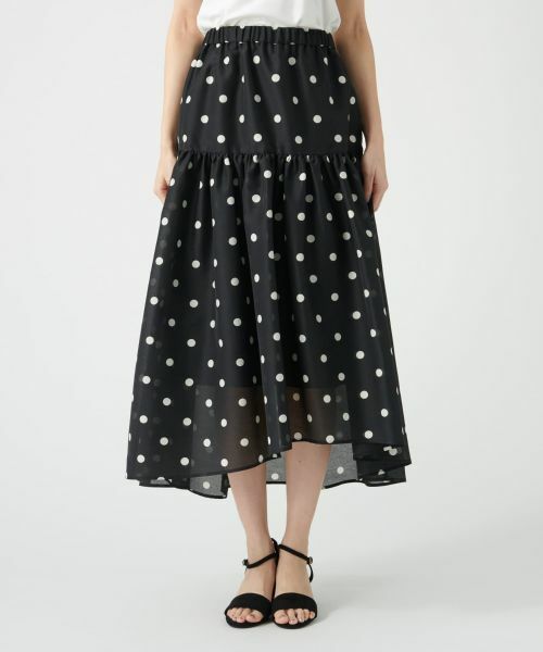 NEMIKA / ネミカ ミニ・ひざ丈スカート | ドットフレアスカート【NEMIKA】 | 詳細13