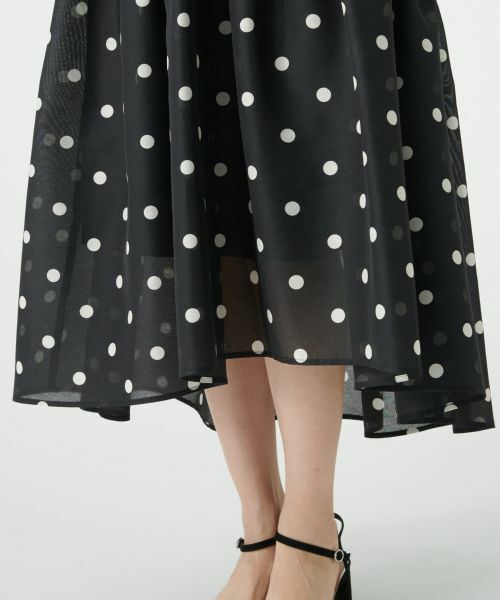 NEMIKA / ネミカ ミニ・ひざ丈スカート | ドットフレアスカート【NEMIKA】 | 詳細17