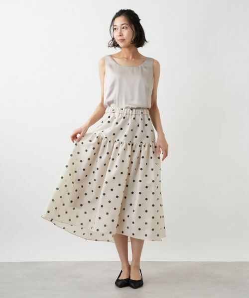 NEMIKA / ネミカ ミニ・ひざ丈スカート | ドットフレアスカート【NEMIKA】 | 詳細20