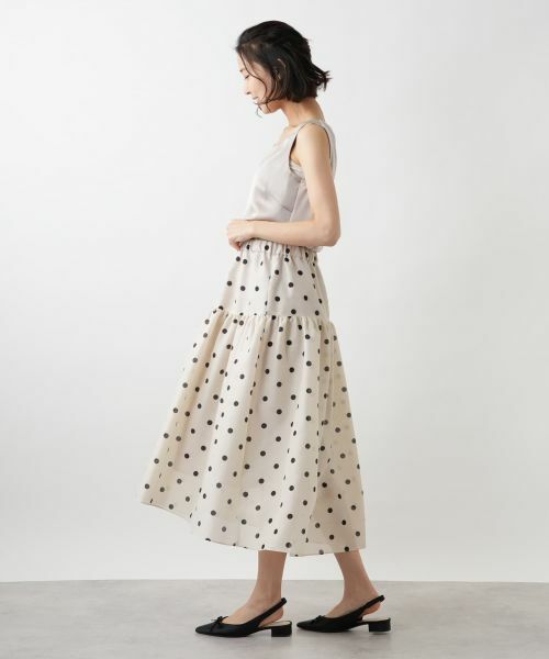 NEMIKA / ネミカ ミニ・ひざ丈スカート | ドットフレアスカート【NEMIKA】 | 詳細21