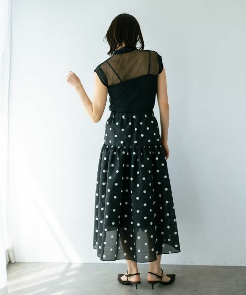 NEMIKA / ネミカ ミニ・ひざ丈スカート | ドットフレアスカート【NEMIKA】 | 詳細7