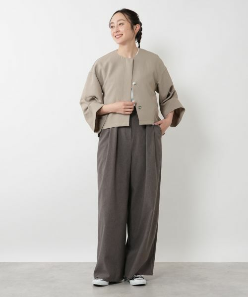NEMIKA / ネミカ テーラードジャケット | ノーカラージャケット【NEMIKA】 | 詳細1