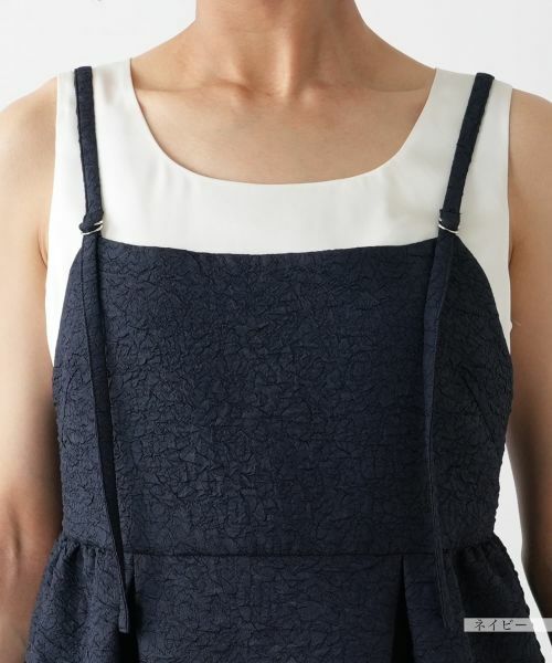 NEMIKA / ネミカ ロング・マキシ丈ワンピース | シアー切替キャミワンピース【NEMIKA】 | 詳細13