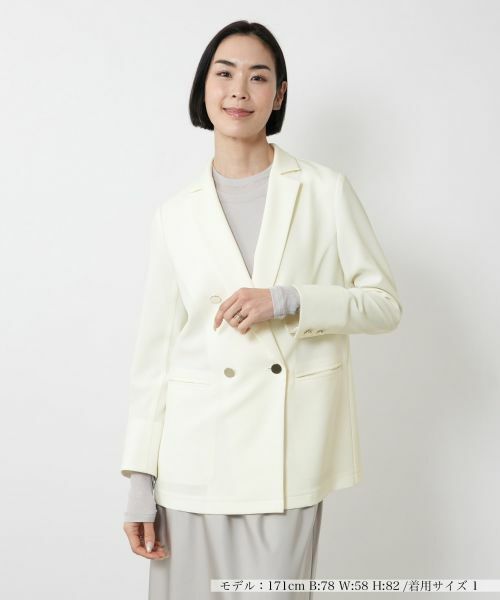 NEMIKA / ネミカ テーラードジャケット | 【セレモニー】テーラードジャケット【NEMIKA】(アイボリー)