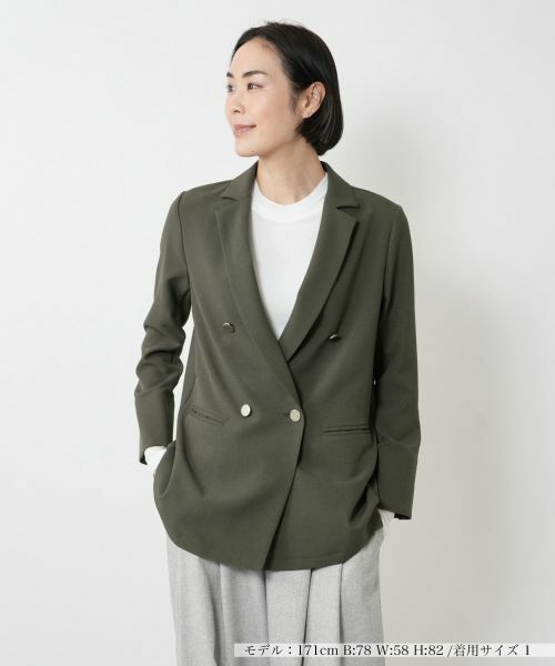 NEMIKA / ネミカ テーラードジャケット | 【セレモニー】テーラードジャケット【NEMIKA】(チャコール系)