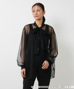 NEMIKA / ネミカ シャツ・ブラウス | シアーボウタイブラウス【NEMIKA】