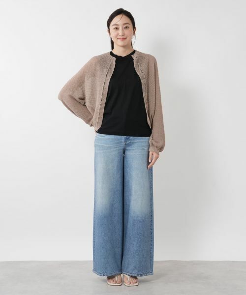 NEMIKA / ネミカ カーディガン・ボレロ | シアーニットカーディガン【NEMIKA】 | 詳細1