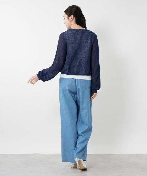 NEMIKA / ネミカ カーディガン・ボレロ | シアーニットカーディガン【NEMIKA】 | 詳細12