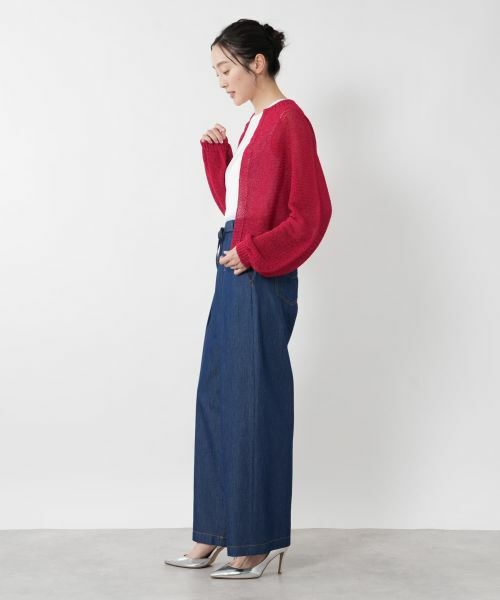 NEMIKA / ネミカ カーディガン・ボレロ | シアーニットカーディガン【NEMIKA】 | 詳細5