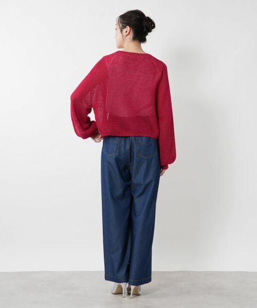 NEMIKA / ネミカ カーディガン・ボレロ | シアーニットカーディガン【NEMIKA】 | 詳細6