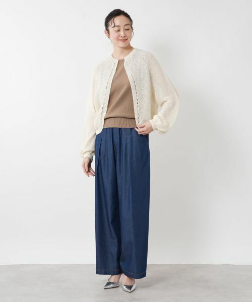 NEMIKA / ネミカ カーディガン・ボレロ | シアーニットカーディガン【NEMIKA】 | 詳細7