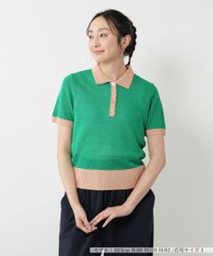 NEMIKA / ネミカ ニット・セーター | 配色ポロニット【NEMIKA】