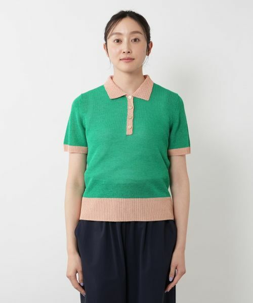 NEMIKA / ネミカ ニット・セーター | 配色ポロニット【NEMIKA】 | 詳細13