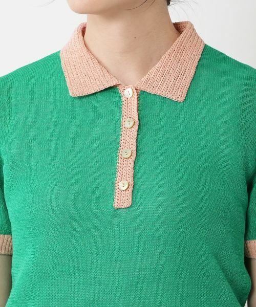 NEMIKA / ネミカ ニット・セーター | 配色ポロニット【NEMIKA】 | 詳細16