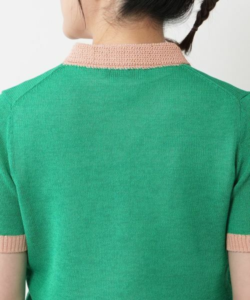 NEMIKA / ネミカ ニット・セーター | 配色ポロニット【NEMIKA】 | 詳細17