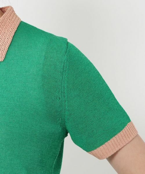 NEMIKA / ネミカ ニット・セーター | 配色ポロニット【NEMIKA】 | 詳細18