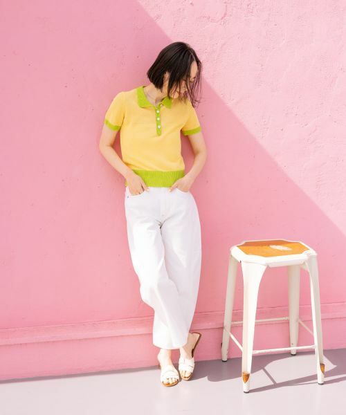 NEMIKA / ネミカ ニット・セーター | 配色ポロニット【NEMIKA】 | 詳細4