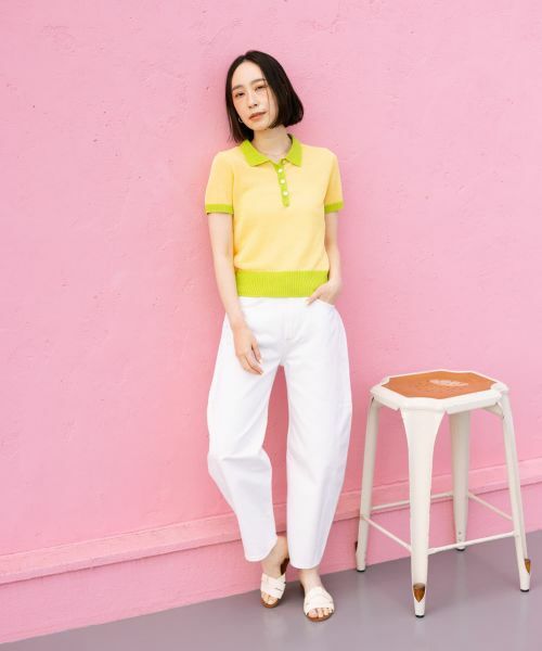NEMIKA / ネミカ ニット・セーター | 配色ポロニット【NEMIKA】 | 詳細6
