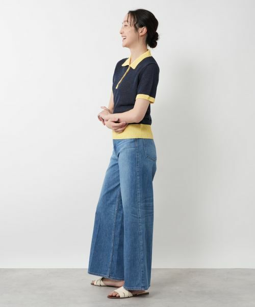 NEMIKA / ネミカ ニット・セーター | 配色ポロニット【NEMIKA】 | 詳細8