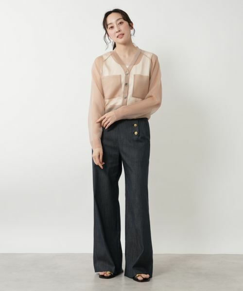 NEMIKA / ネミカ カーディガン・ボレロ | シアーポケットカーディガン【NEMIKA】 | 詳細1