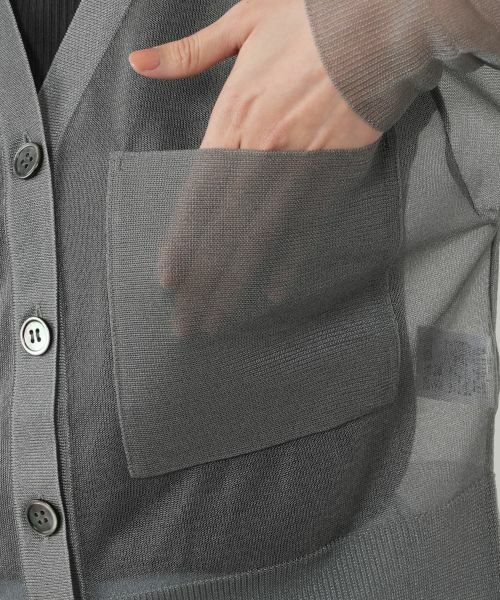 NEMIKA / ネミカ カーディガン・ボレロ | シアーポケットカーディガン【NEMIKA】 | 詳細17