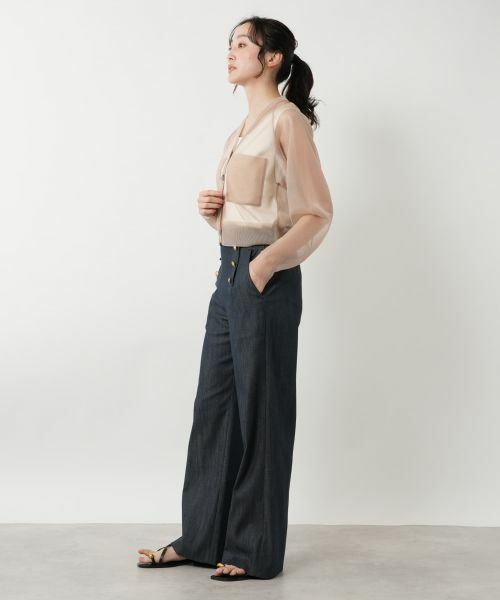 NEMIKA / ネミカ カーディガン・ボレロ | シアーポケットカーディガン【NEMIKA】 | 詳細2