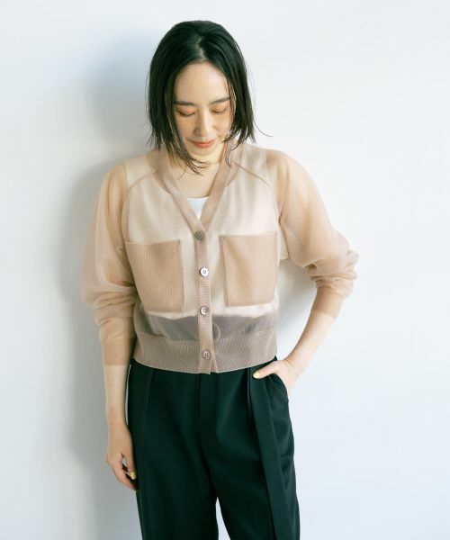 NEMIKA / ネミカ カーディガン・ボレロ | シアーポケットカーディガン【NEMIKA】 | 詳細20