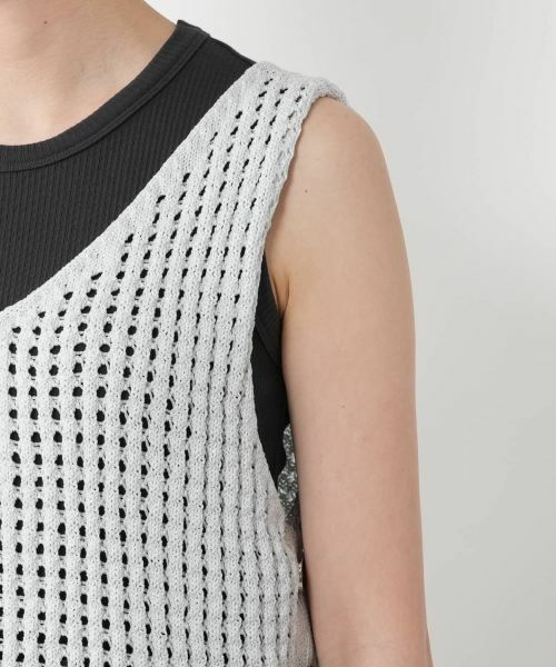 NEMIKA / ネミカ テーラードジャケット | メッシュニットベスト【NEMIKA】 | 詳細12