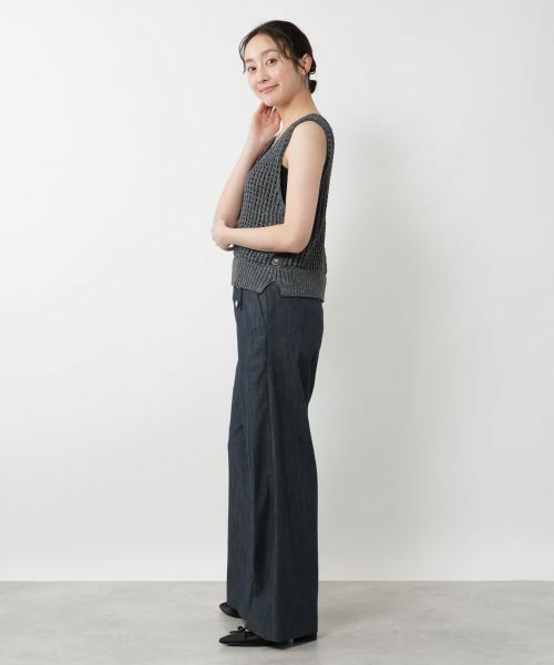 NEMIKA / ネミカ テーラードジャケット | メッシュニットベスト【NEMIKA】 | 詳細2