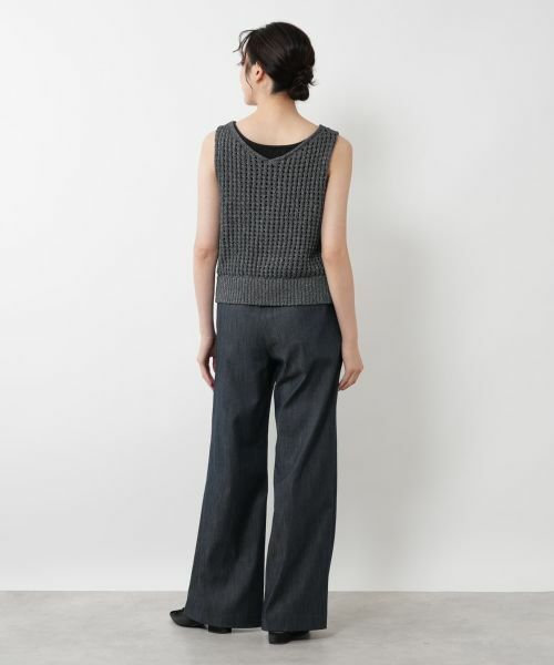 NEMIKA / ネミカ テーラードジャケット | メッシュニットベスト【NEMIKA】 | 詳細3