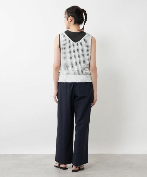 NEMIKA / ネミカ テーラードジャケット | メッシュニットベスト【NEMIKA】 | 詳細6