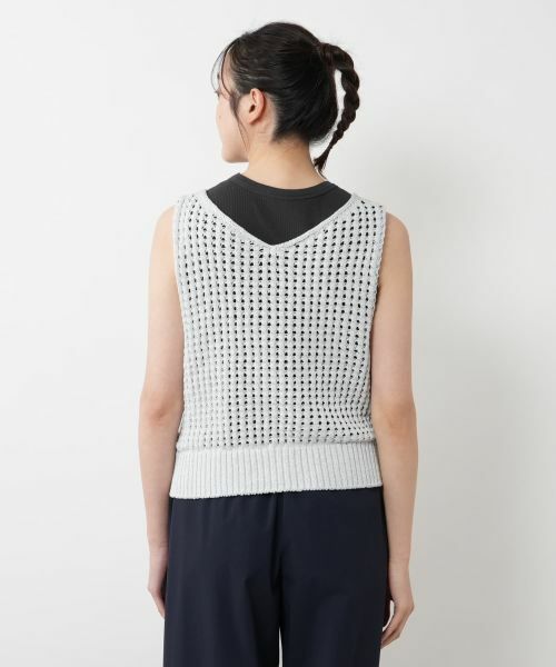 NEMIKA / ネミカ テーラードジャケット | メッシュニットベスト【NEMIKA】 | 詳細9