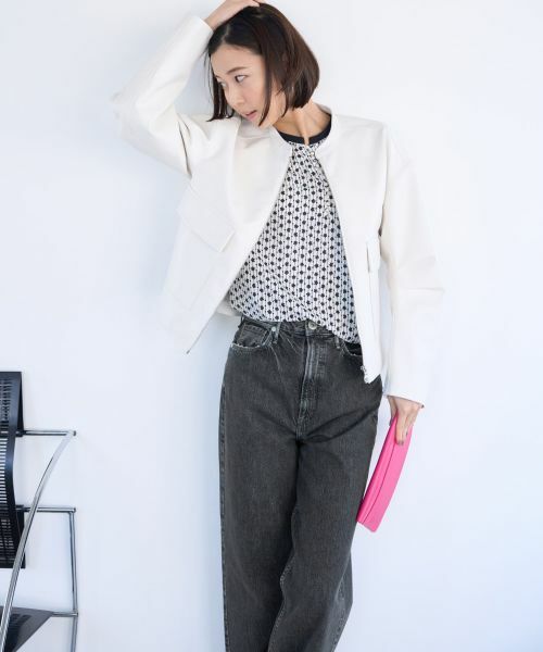 NEMIKA / ネミカ テーラードジャケット | ジップアップブルゾン【NEMIKA】 | 詳細1