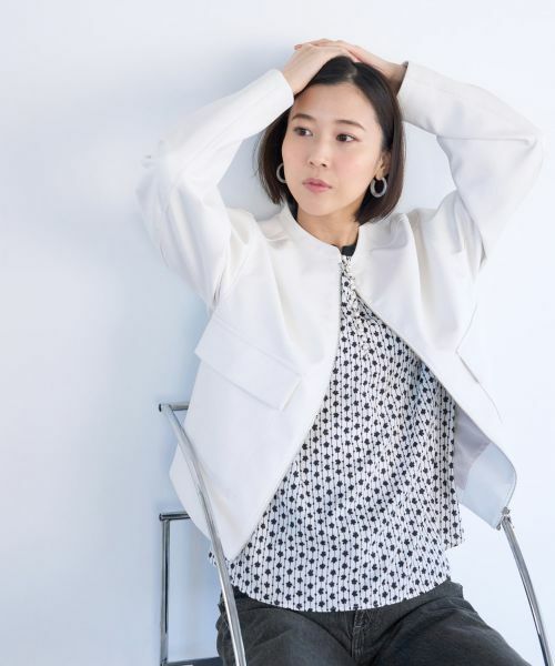 NEMIKA / ネミカ テーラードジャケット | ジップアップブルゾン【NEMIKA】 | 詳細11