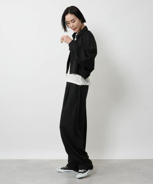 NEMIKA / ネミカ その他パンツ | タックワイドパンツ【PASSIONE】 | 詳細2