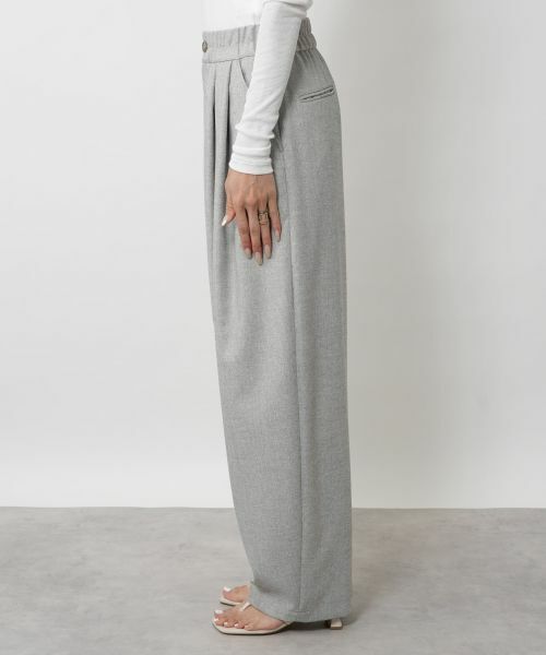 NEMIKA / ネミカ その他パンツ | タックワイドパンツ【PASSIONE】 | 詳細9