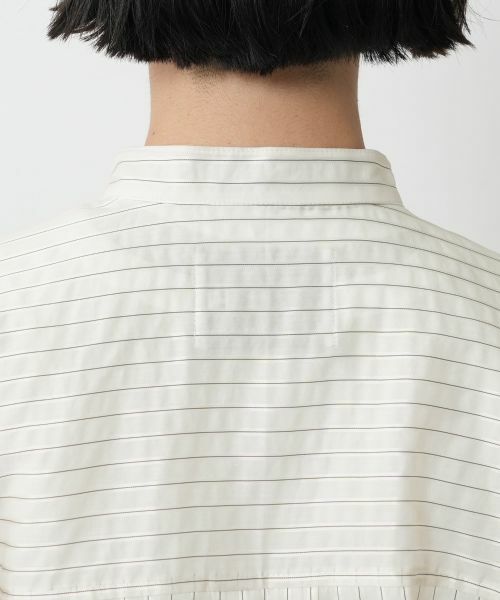 NEMIKA / ネミカ シャツ・ブラウス | ストライプバンドカラーシャツ【PASSIONE】 | 詳細12