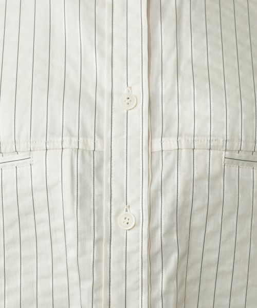 NEMIKA / ネミカ シャツ・ブラウス | ストライプバンドカラーシャツ【PASSIONE】 | 詳細17
