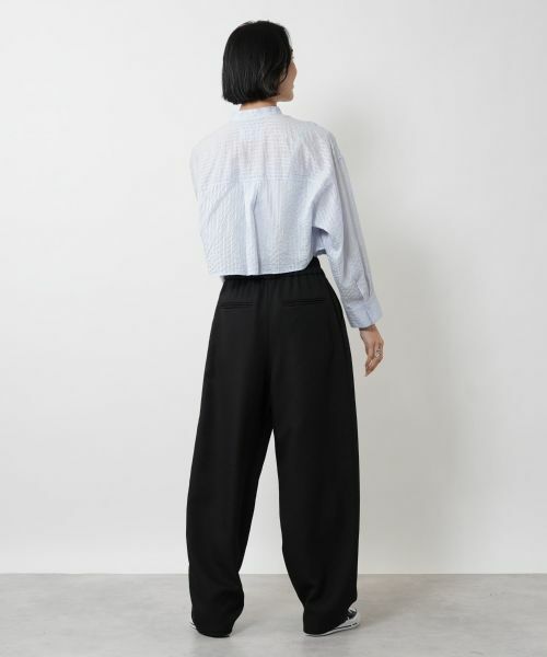 NEMIKA / ネミカ シャツ・ブラウス | ストライプバンドカラーシャツ【PASSIONE】 | 詳細3