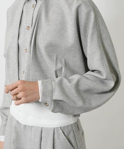 NEMIKA / ネミカ テーラードジャケット | バルーンスリーブシャツジャケット【PASSIONE】 | 詳細14