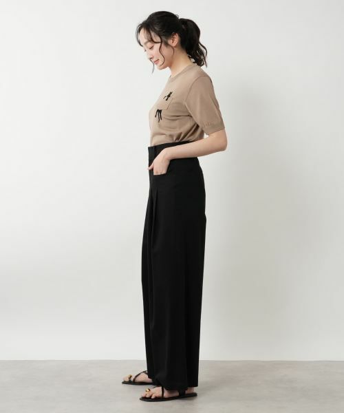 NEMIKA / ネミカ その他パンツ | タックワイドパンツ【PASSIONE】 | 詳細2