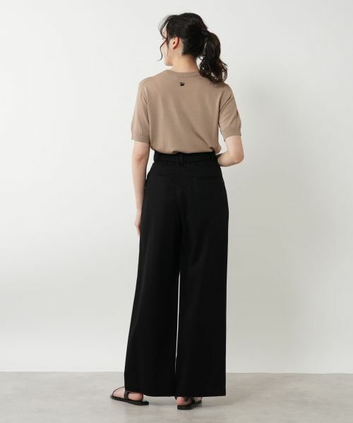 NEMIKA / ネミカ その他パンツ | タックワイドパンツ【PASSIONE】 | 詳細3