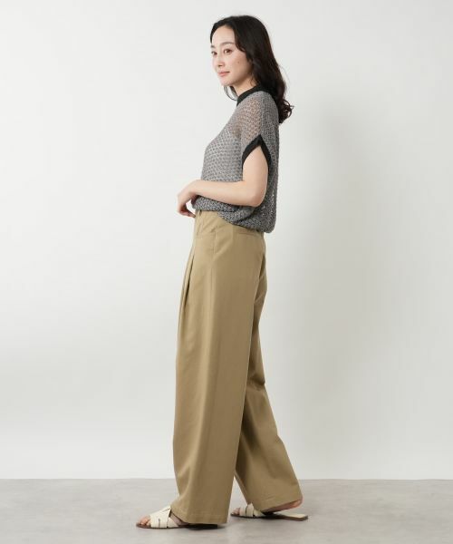 NEMIKA / ネミカ その他パンツ | タックワイドパンツ【PASSIONE】 | 詳細5