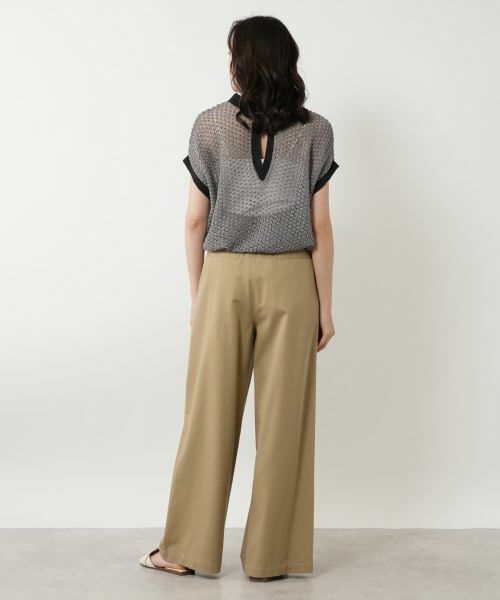 NEMIKA / ネミカ その他パンツ | タックワイドパンツ【PASSIONE】 | 詳細6