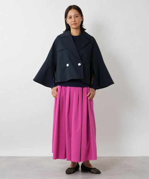 NEMIKA / ネミカ テーラードジャケット | フレアスリーブショートジャケット【PASSIONE】 | 詳細1