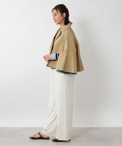 NEMIKA / ネミカ テーラードジャケット | フレアスリーブショートジャケット【PASSIONE】 | 詳細6