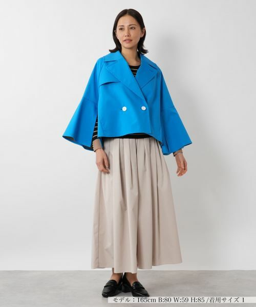 NEMIKA / ネミカ テーラードジャケット | フレアスリーブショートジャケット【PASSIONE】 | 詳細9