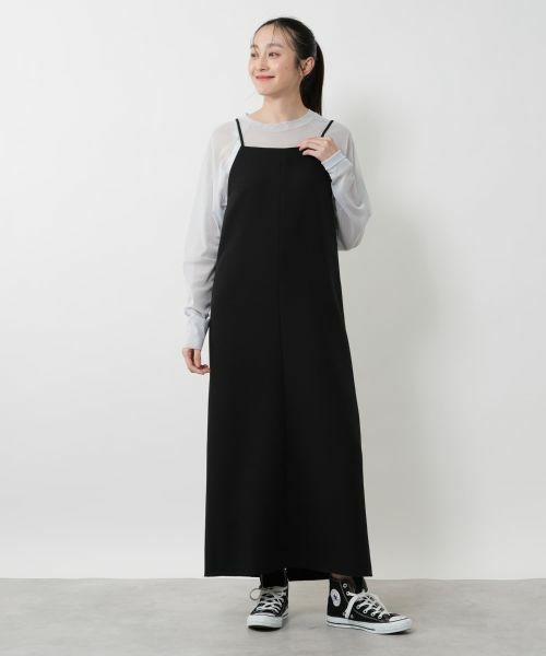 NEMIKA / ネミカ ロング・マキシ丈ワンピース | ジャンパースカート【PASSIONE】 | 詳細1